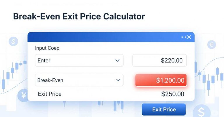 Break-Even Exit Price Calculator